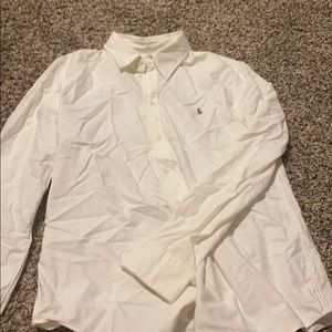 Polo white Oxford